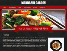 Tablet Screenshot of mandarin-garden.com